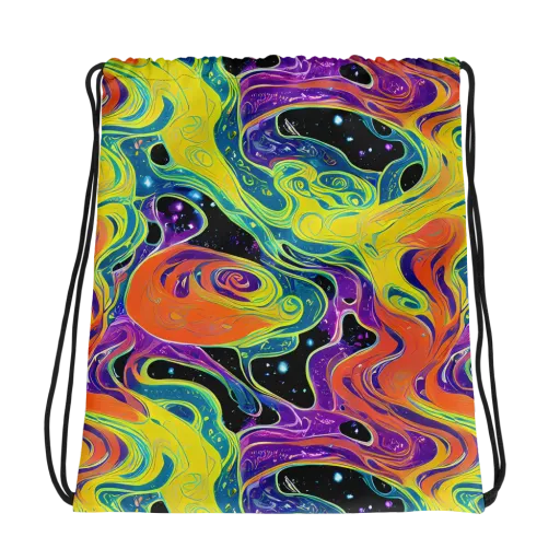 Nebula Nectar on a Drawstring Bag