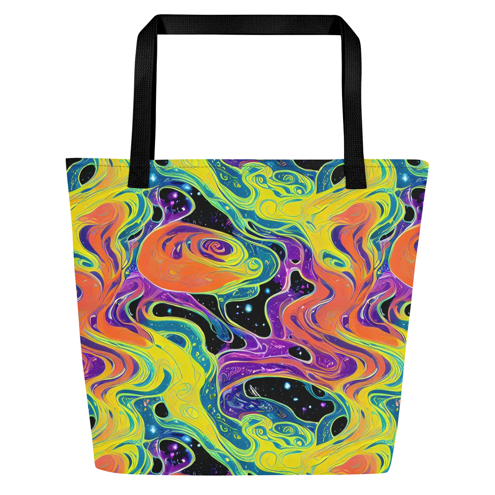 Nebula Nectar on Large Tote Bag W/ Pocket — Front