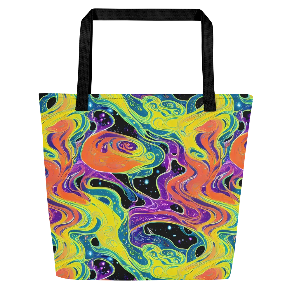 Nebula Nectar on Large Tote Bag W/ Pocket — Front