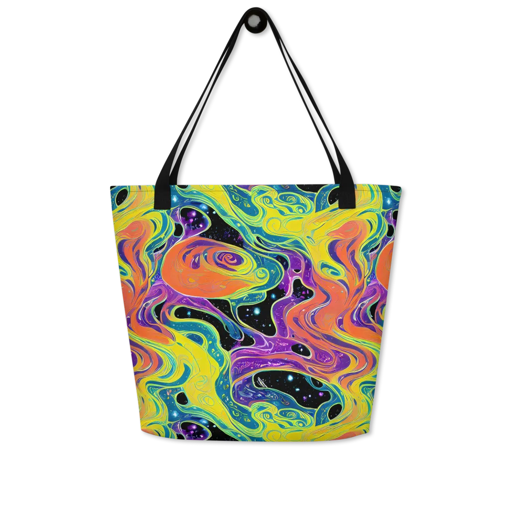 Nebula Nectar on Large Tote Bag W/ Pocket — Front