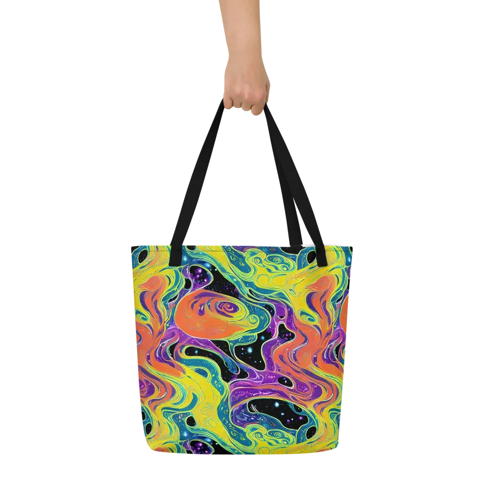 Nebula Nectar on Large Tote Bag W/ Pocket — Front