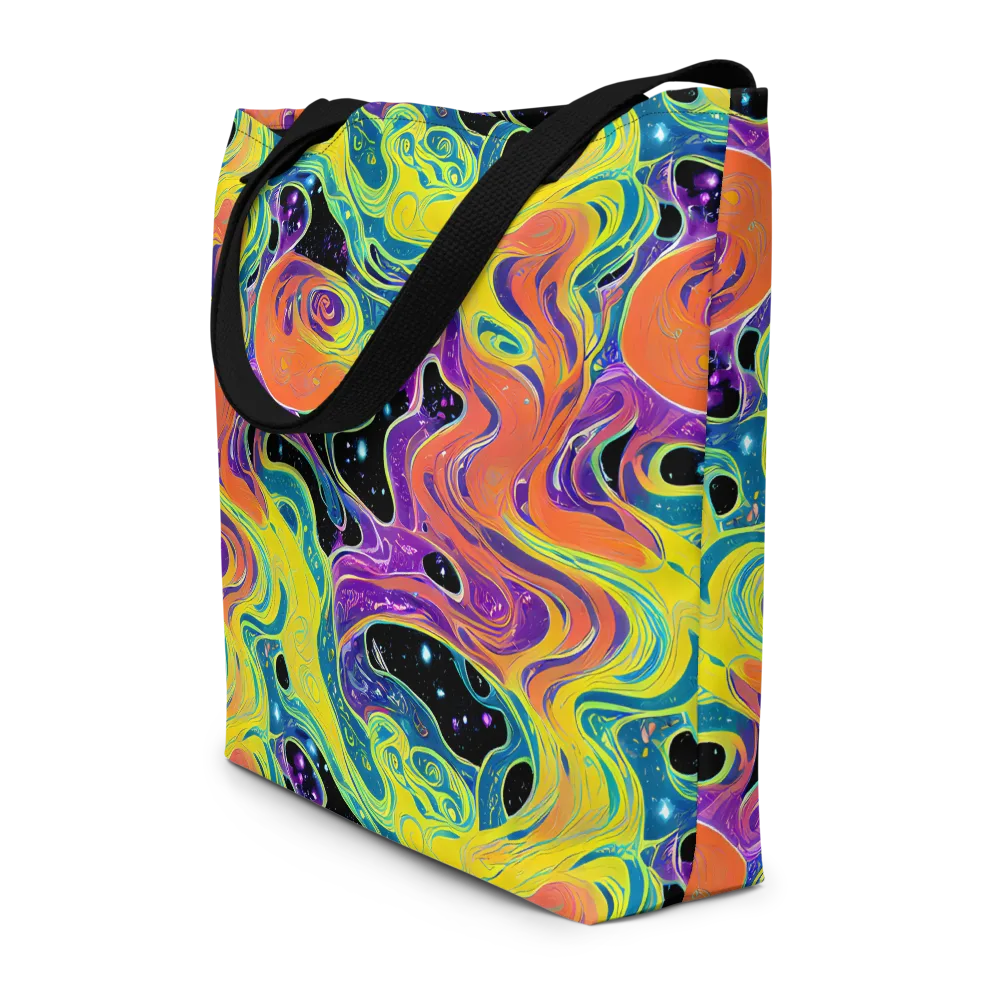 Nebula Nectar on Large Tote Bag W/ Pocket — Front