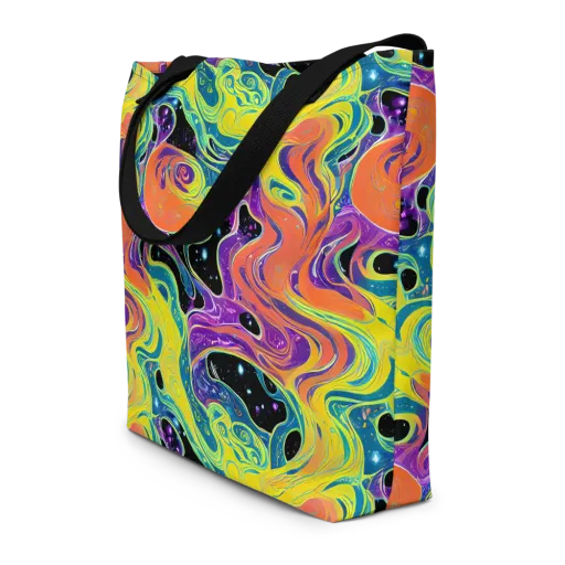 Nebula Nectar on a Large Tote Bag W/ Pocket