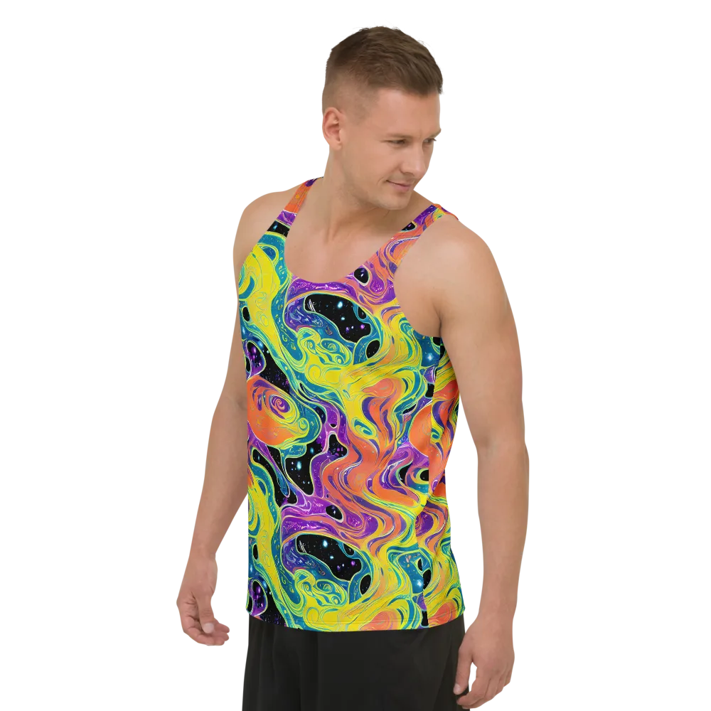 Nebula Nectar on Men's Tank Top — Left Front