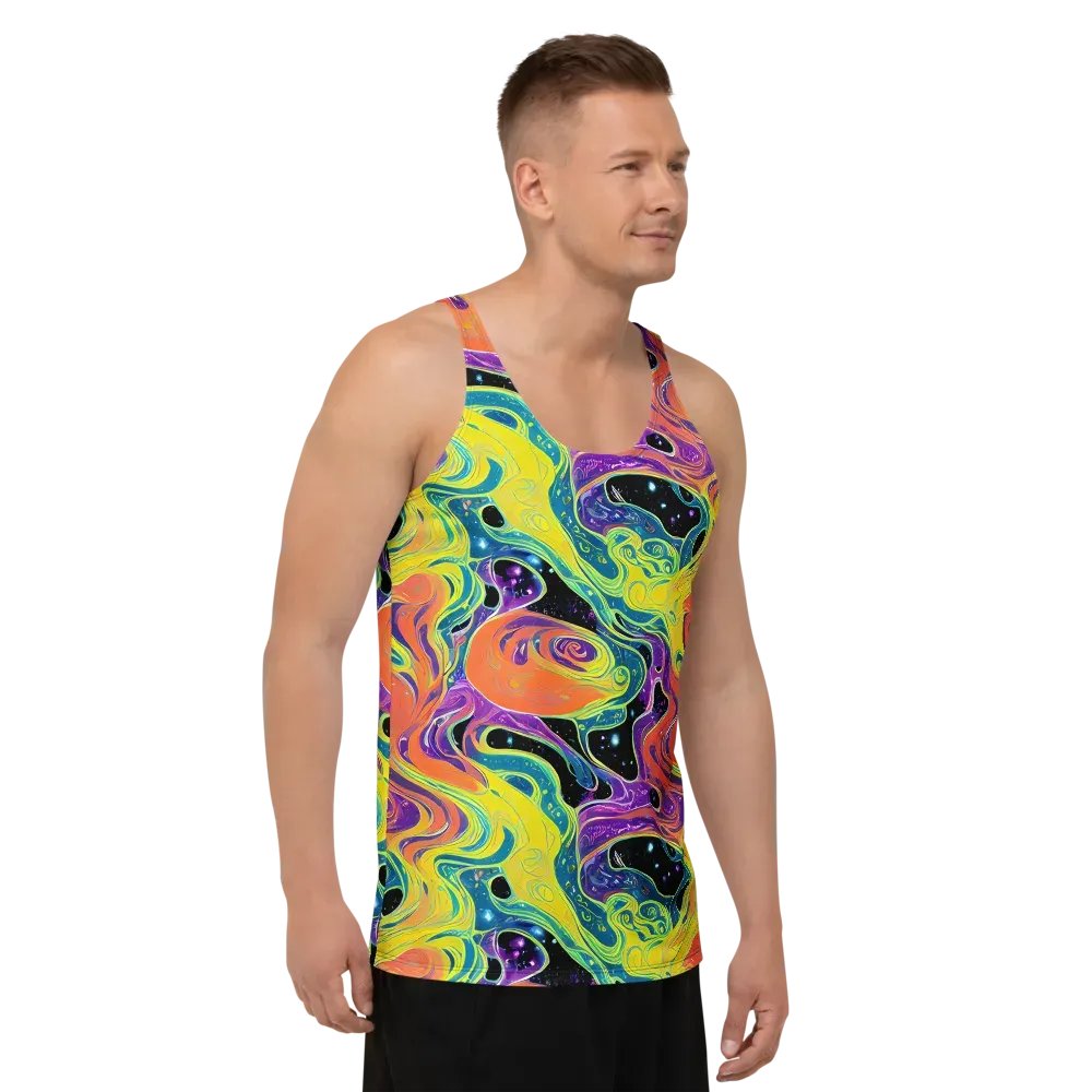 Nebula Nectar on Men's Tank Top — Right Front