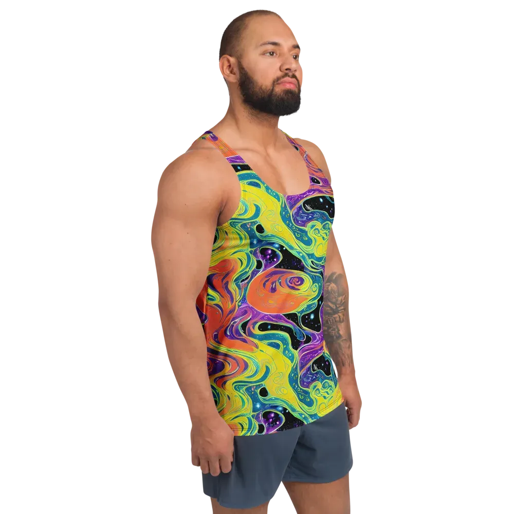 Nebula Nectar on Men's Tank Top — Right Front