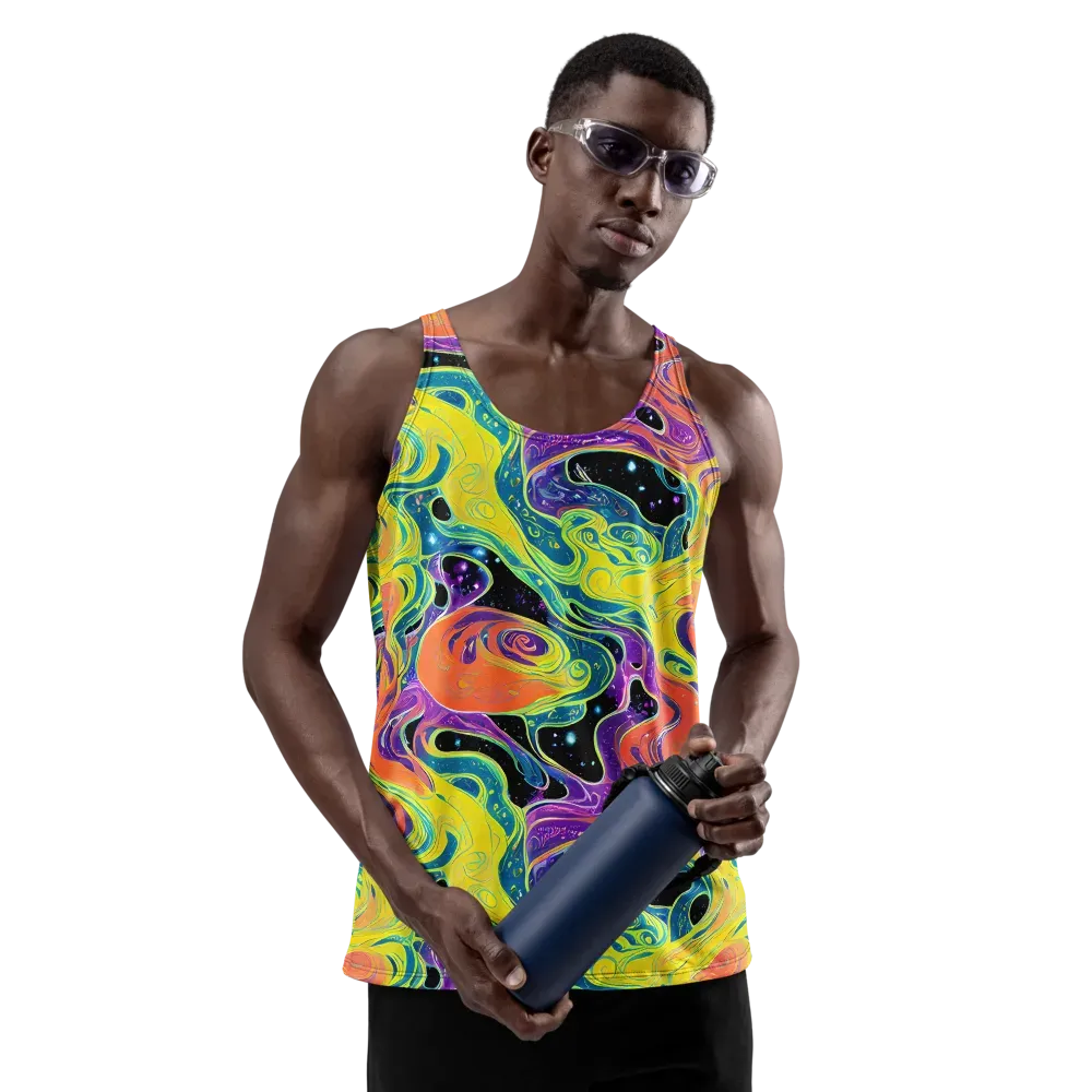 Nebula Nectar on Men's Tank Top — Front