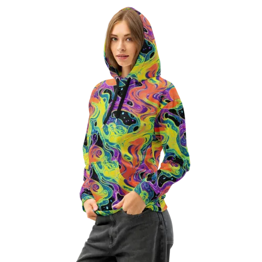 Nebula Nectar on a Cotton Hoodie