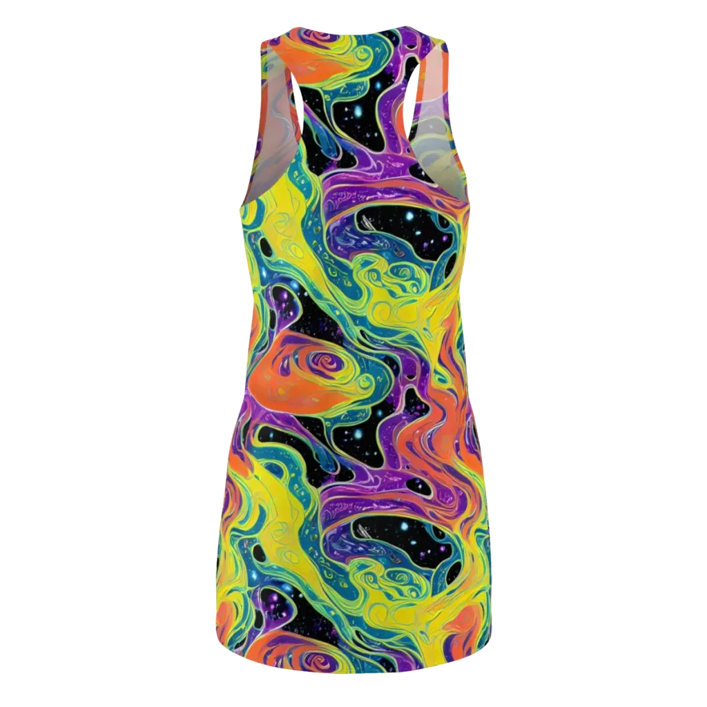 Nebula Nectar on Racerback Dress — Back