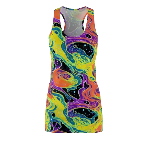 Nebula Nectar on a Racerback Dress