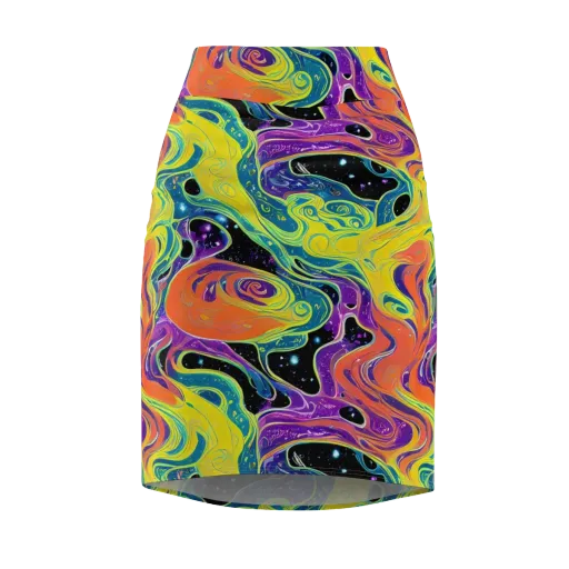 Nebula Nectar on a Pencil Skirt