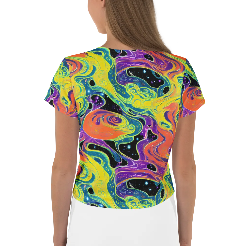 Nebula Nectar on Crop Tee — Back