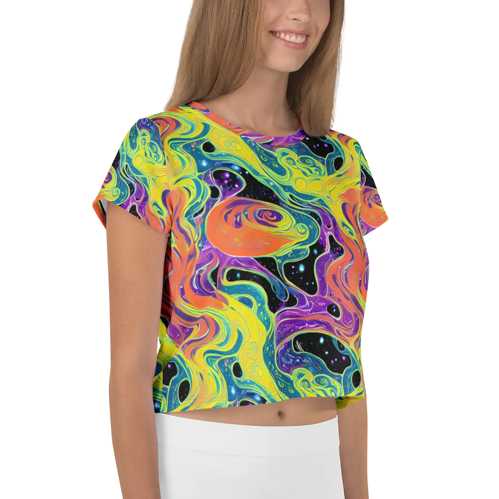 Nebula Nectar on Crop Tee — Right