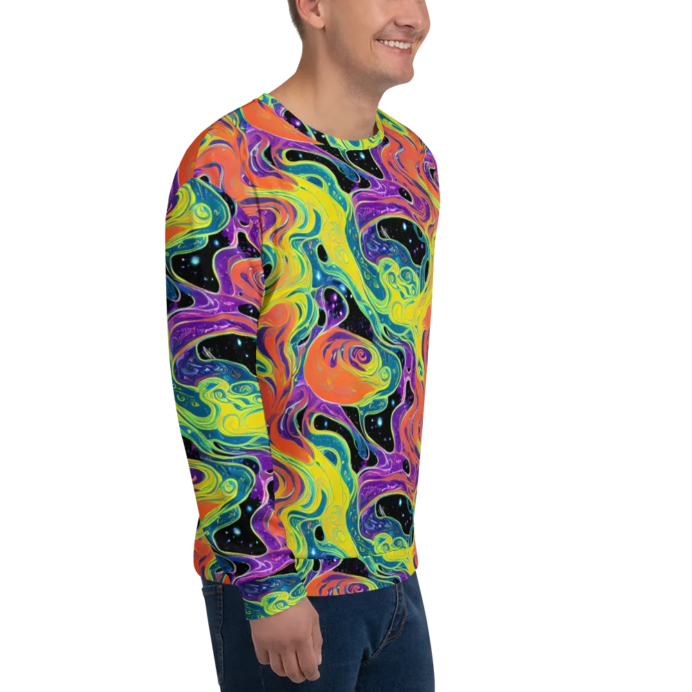 Nebula Nectar on Sweatshirt — Right Front