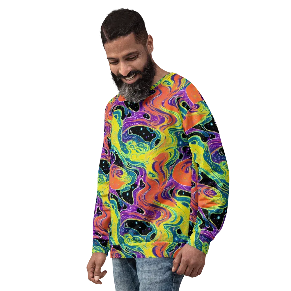 Nebula Nectar on Sweatshirt — Left Front