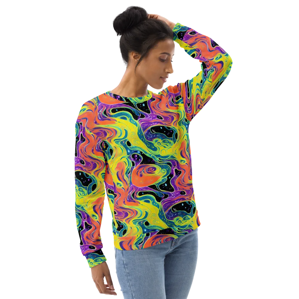 Nebula Nectar on Sweatshirt — Right Front