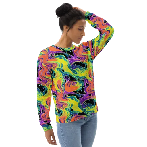 Nebula Nectar on a Sweatshirt