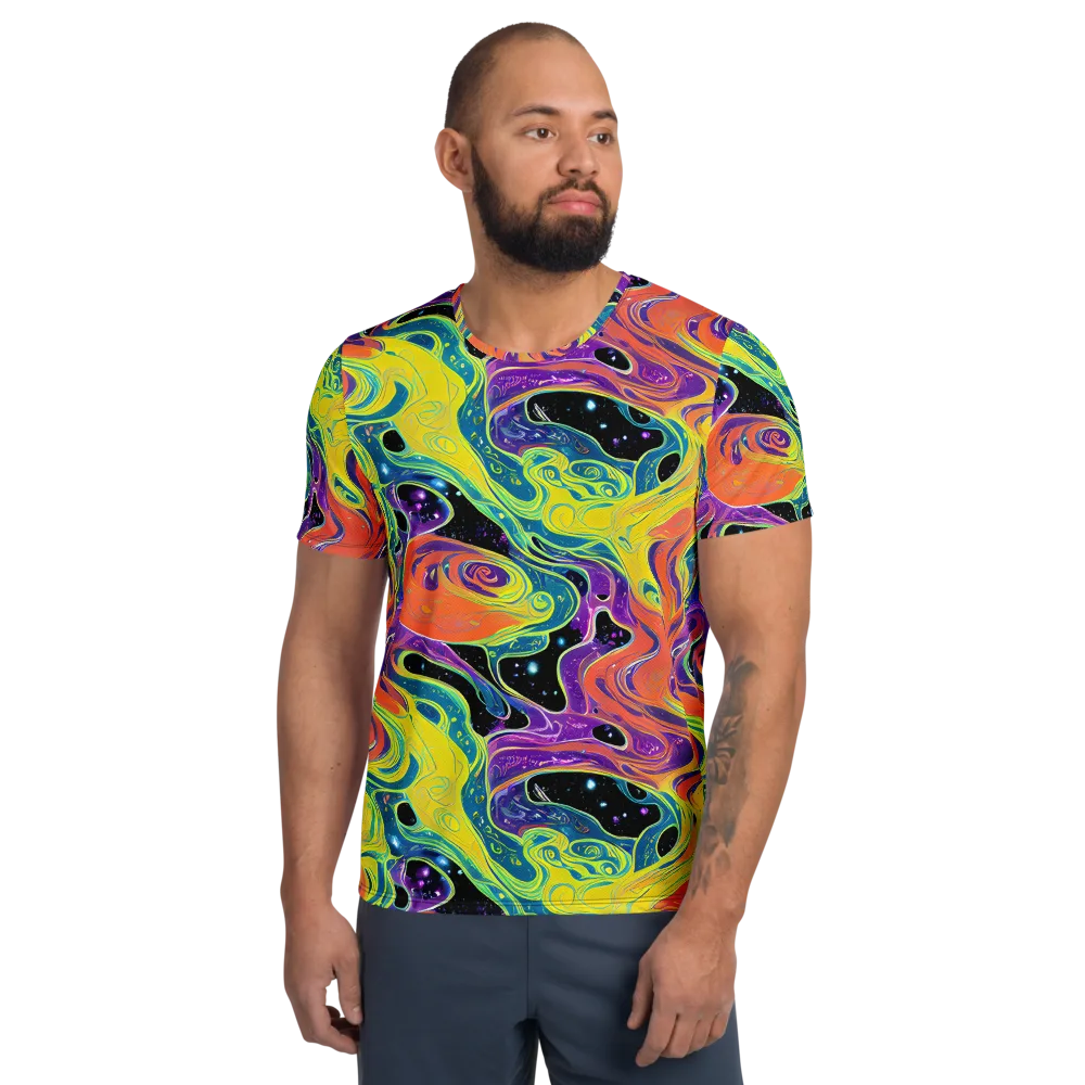 Nebula Nectar on Men's Athletic T-Shirt — Front