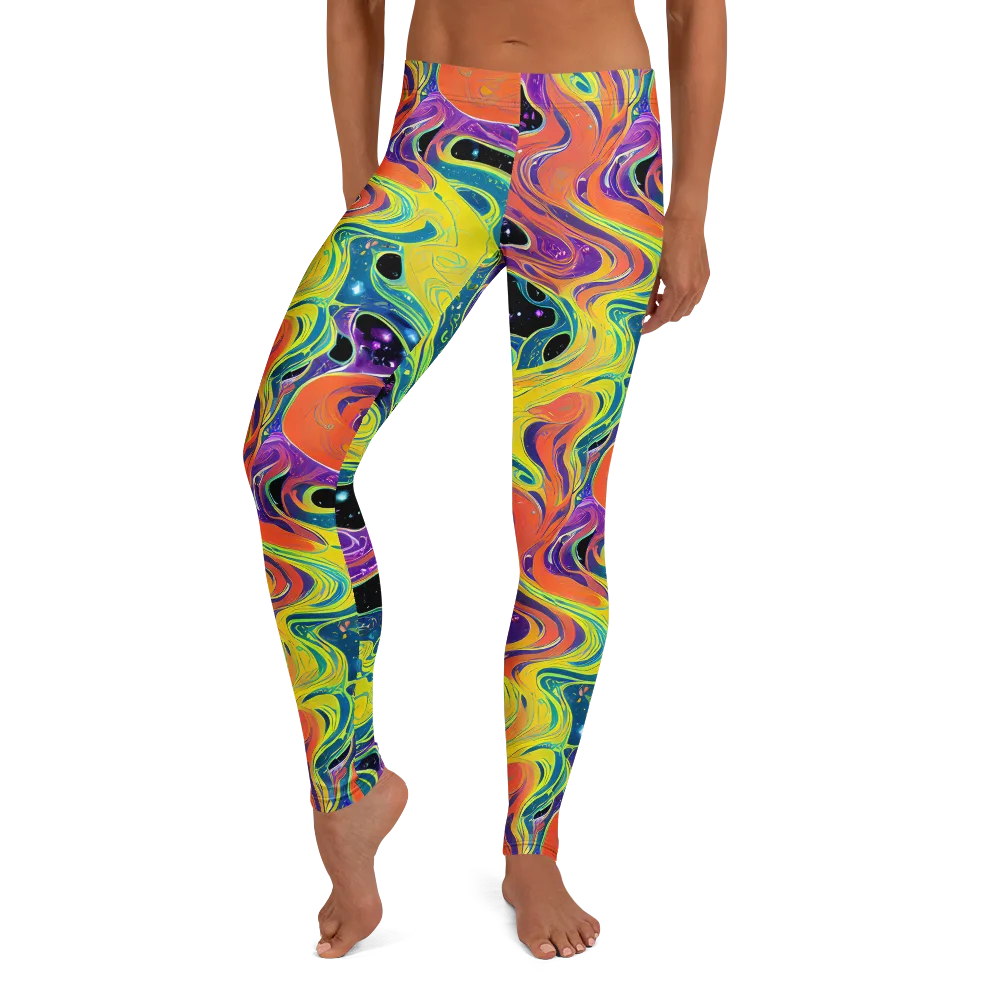 Nebula Nectar on Leggings — Front