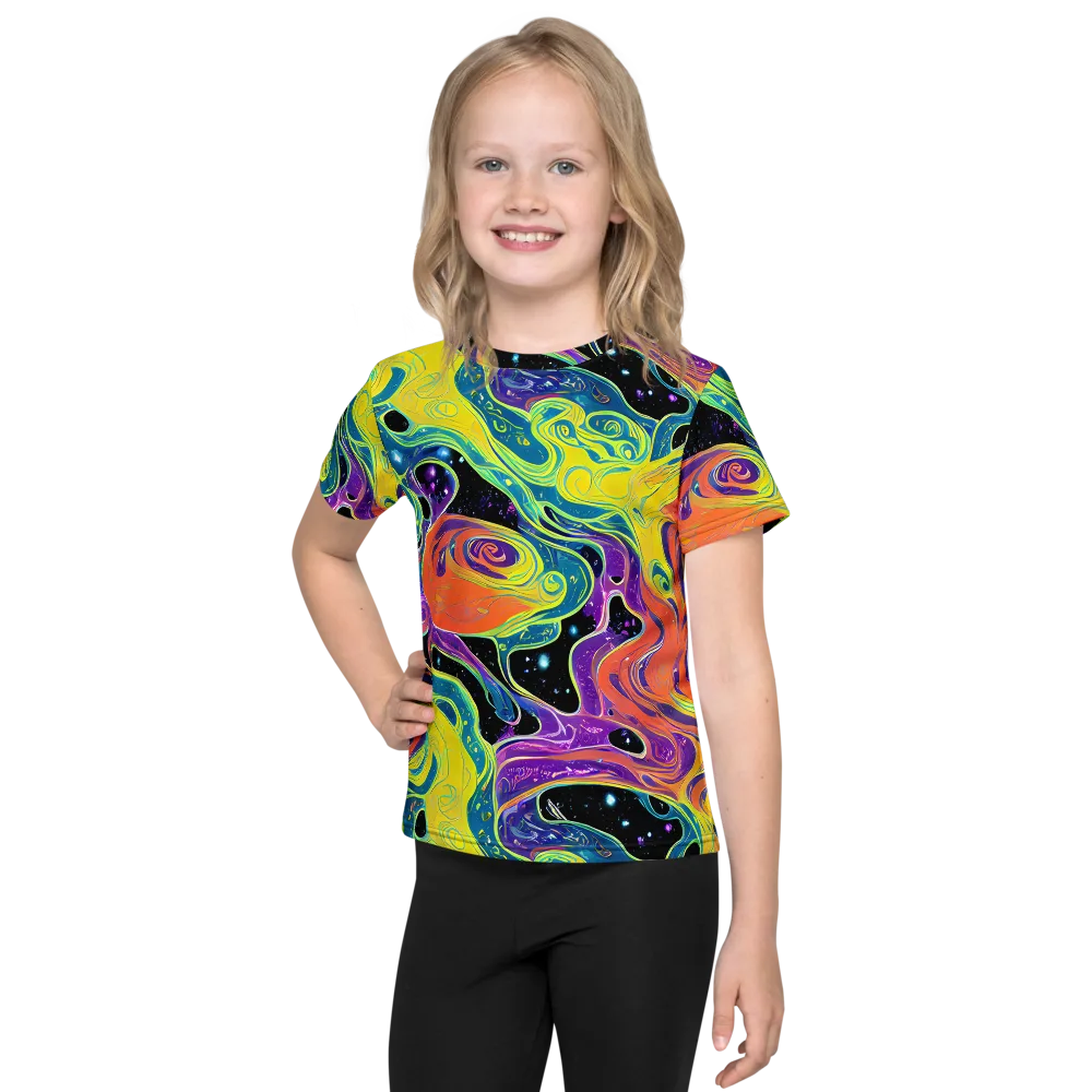 Nebula Nectar on Kids Crew Neck T-Shirt — Front