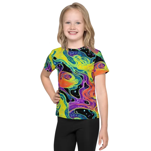 Nebula Nectar on a Kids Crew Neck T-Shirt