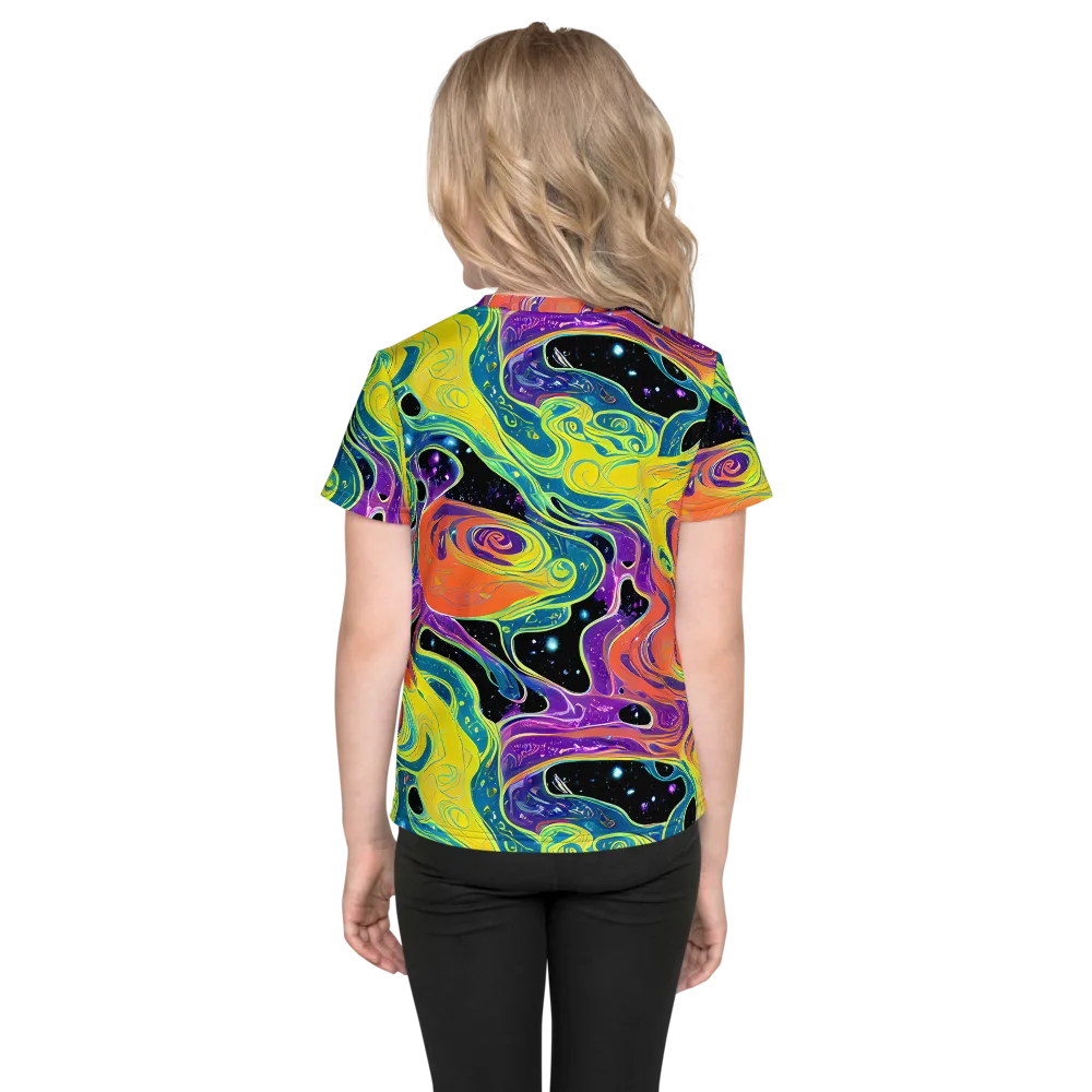 Nebula Nectar on Kids Crew Neck T-Shirt — Back