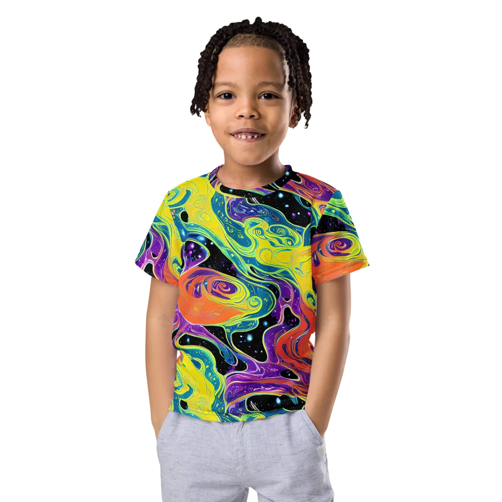 Nebula Nectar on Kids Crew Neck T-Shirt — Front