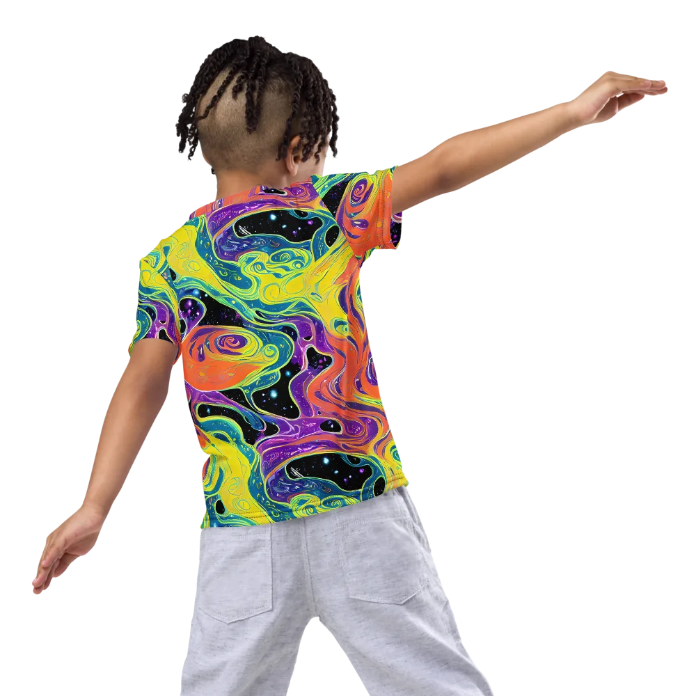 Nebula Nectar on Kids Crew Neck T-Shirt — Back