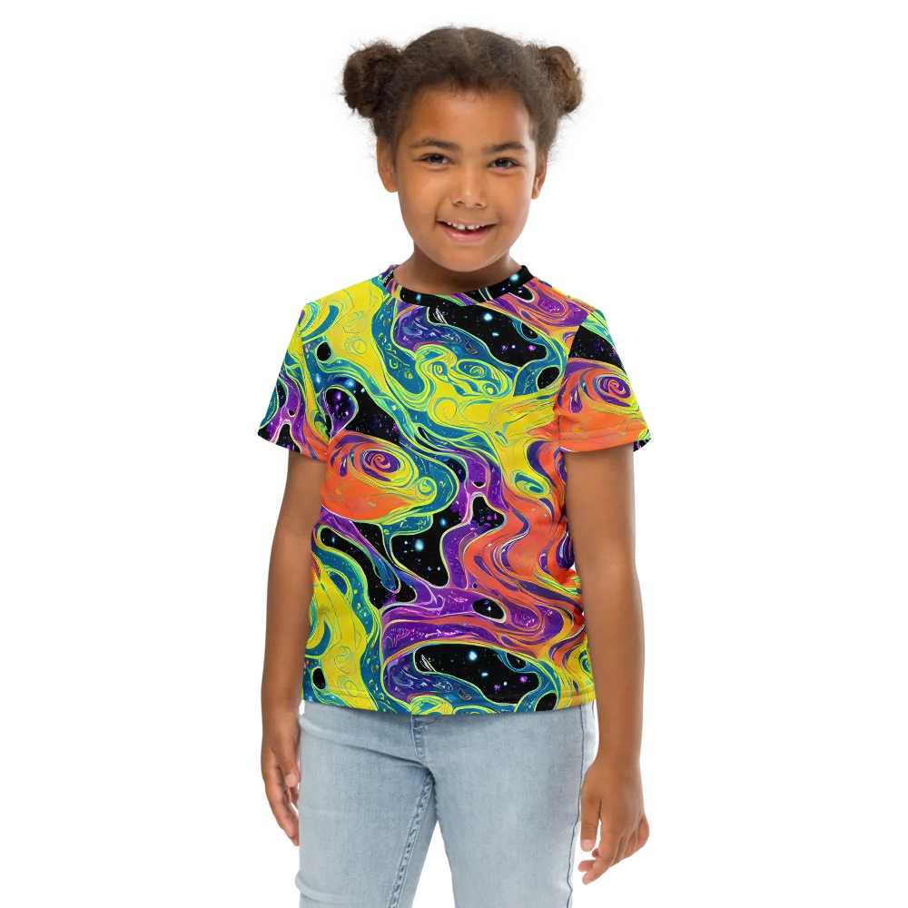 Nebula Nectar on Kids Crew Neck T-Shirt — Front