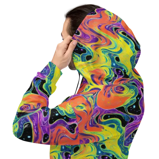 Nebula Nectar on a Hoodie
