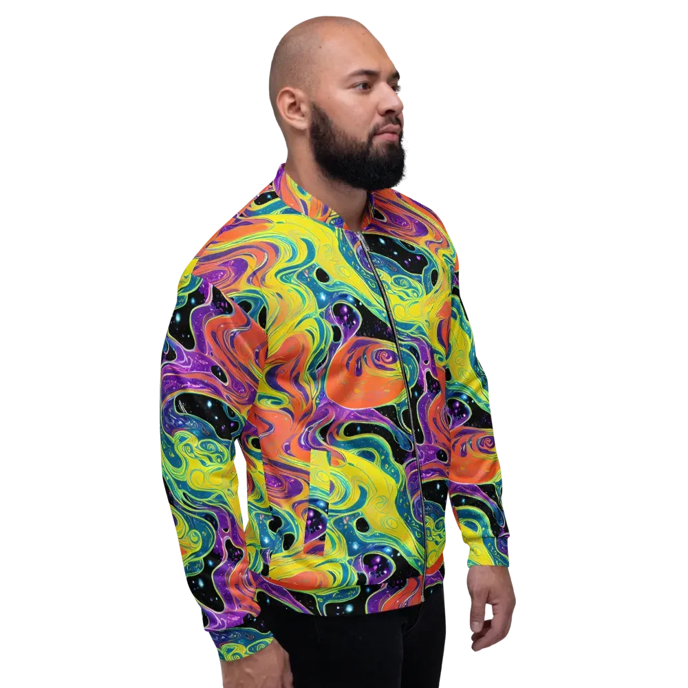 Nebula Nectar on Bomber Jacket — Right