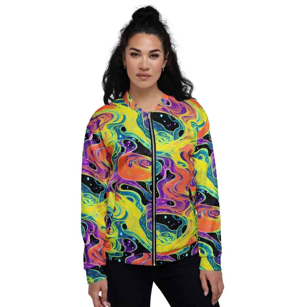 Nebula Nectar on Bomber Jacket — Front