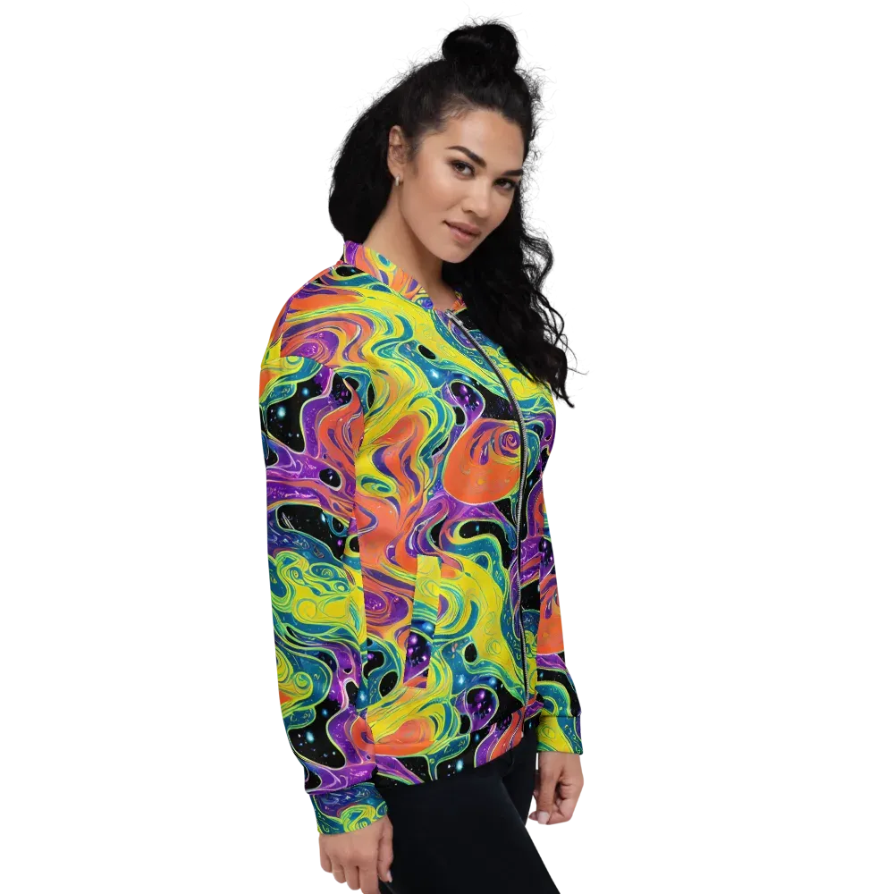 Nebula Nectar on Bomber Jacket — Right