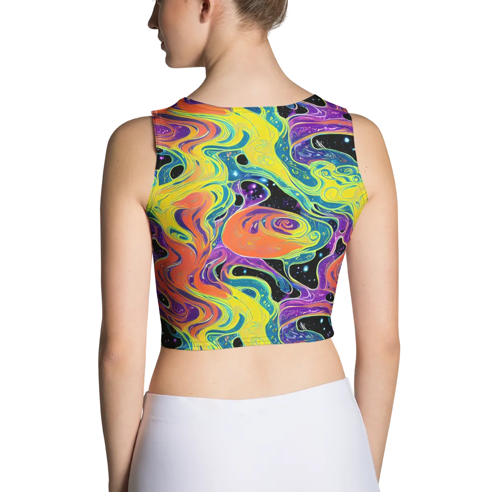 Nebula Nectar on Crop Top — Back