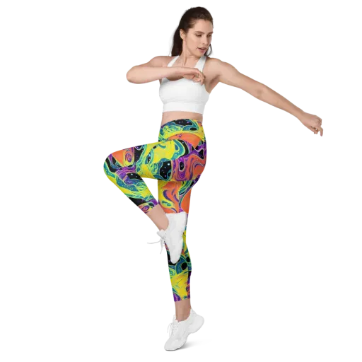 Nebula Nectar on a Leggings with Pockets