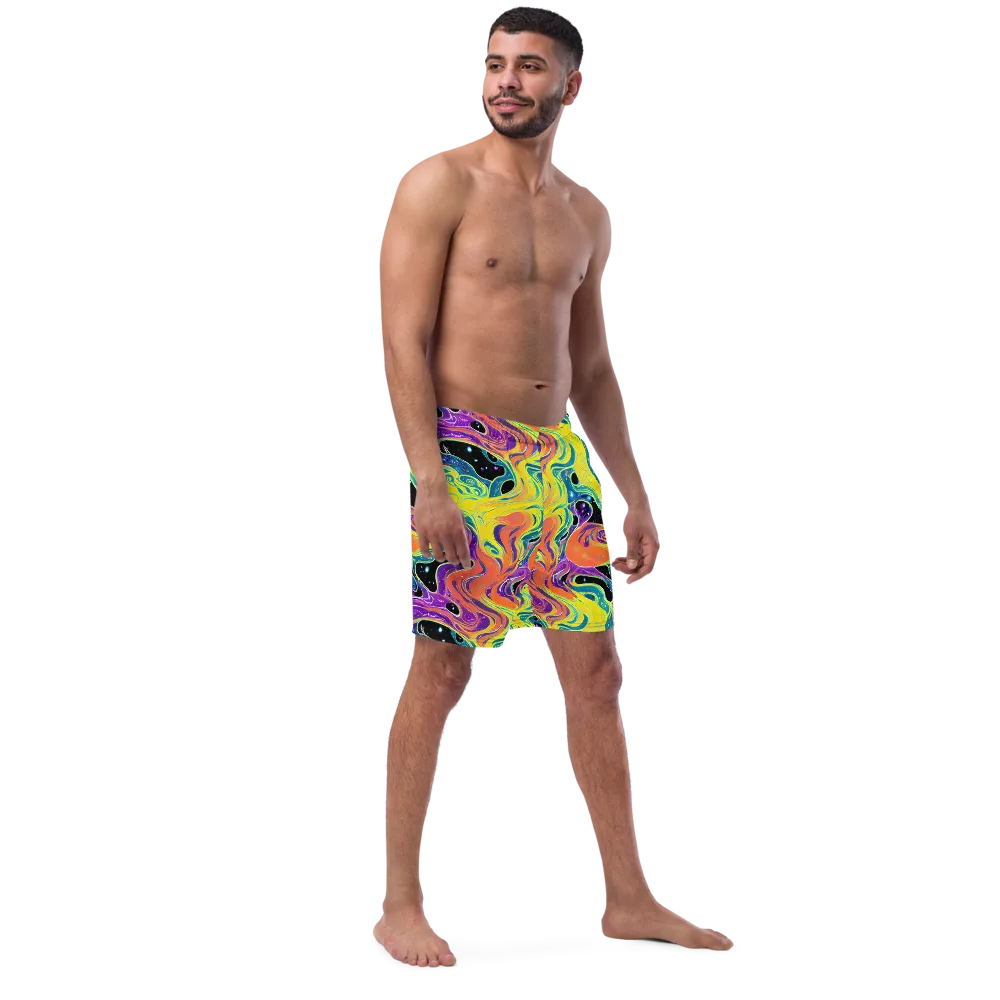 Nebula Nectar on Swim Trunks — Right Front