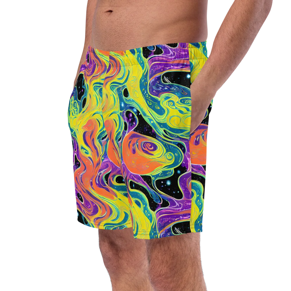 Nebula Nectar on Swim Trunks — Left Front