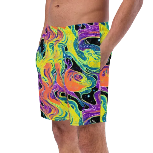 Nebula Nectar on a Swim Trunks