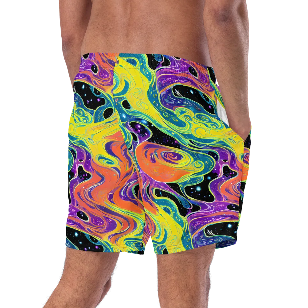 Nebula Nectar on Swim Trunks — Right Back
