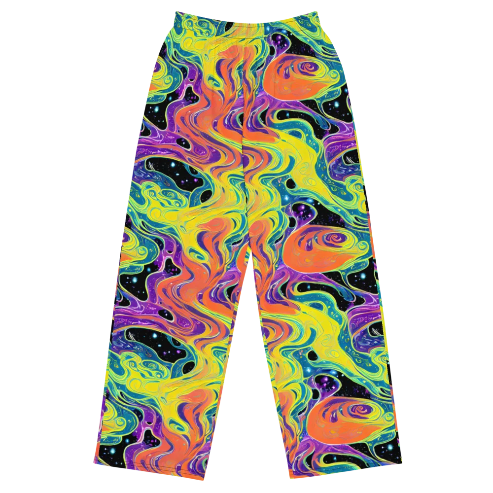 Nebula Nectar on Wide-Leg Pants — Front
