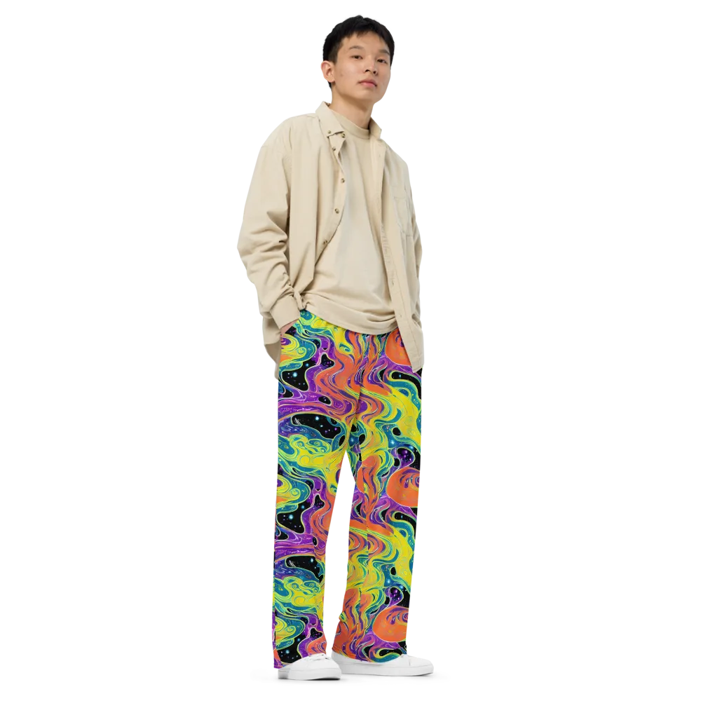 Nebula Nectar on Wide-Leg Pants — Right Front