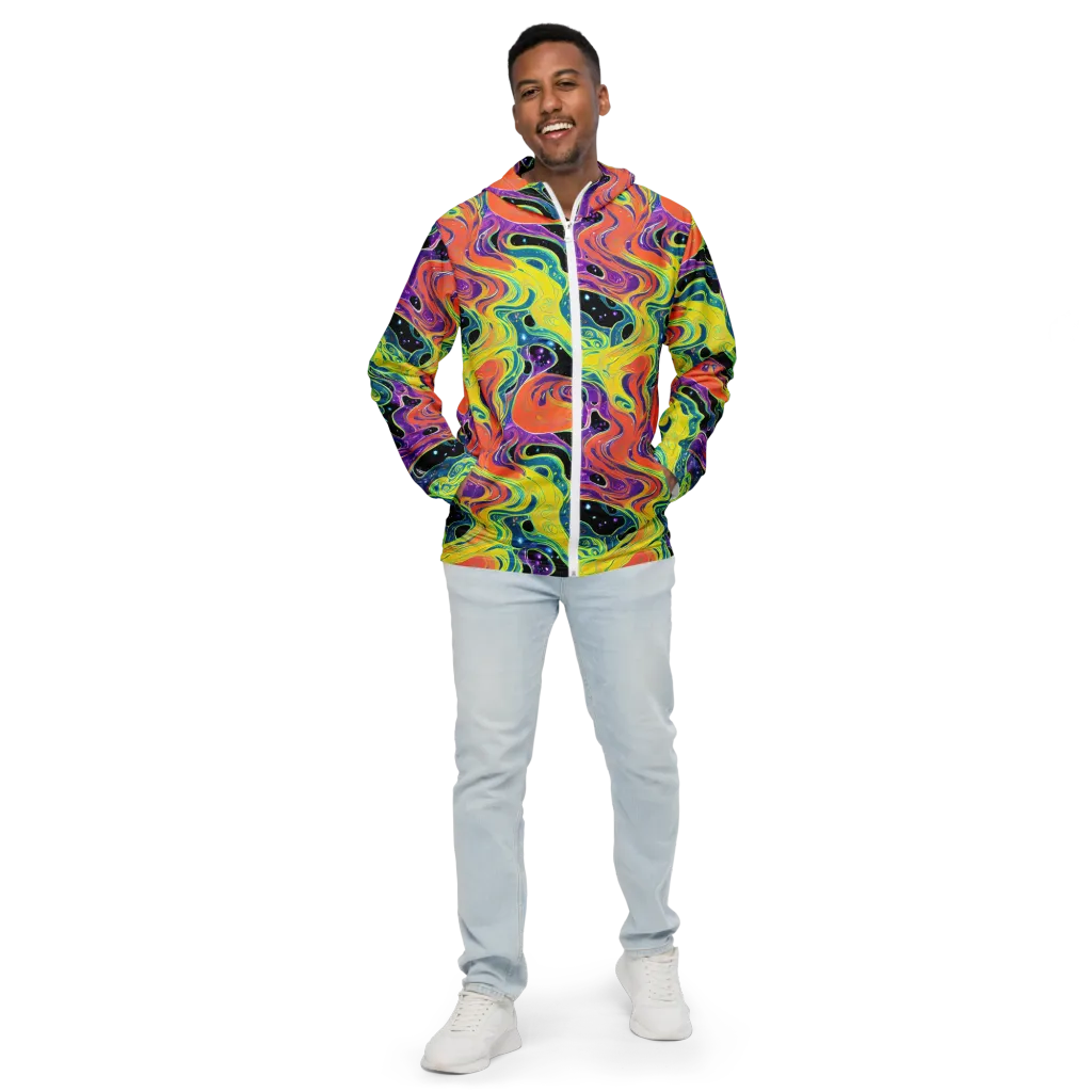 Nebula Nectar on Men's Windbreaker — Front