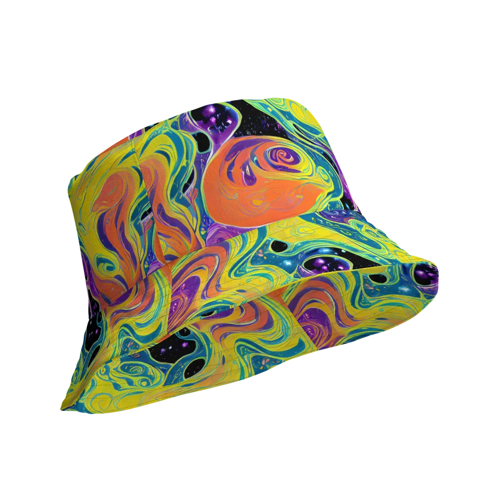 Nebula Nectar on Reversible Bucket Hat — Product details Outside