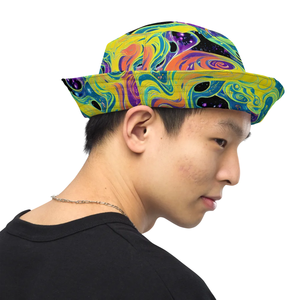 Nebula Nectar on Reversible Bucket Hat — Right Outside
