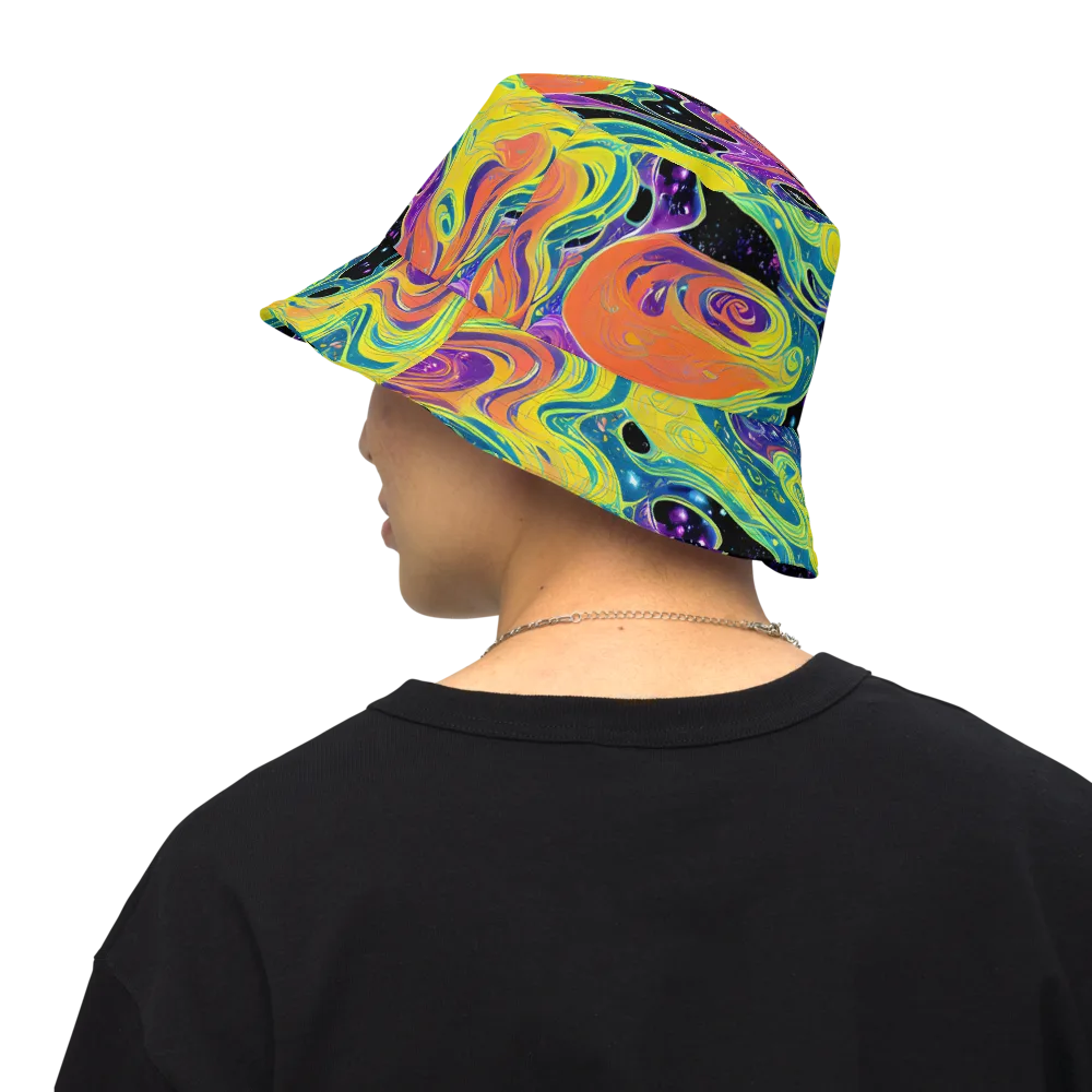 Nebula Nectar on Reversible Bucket Hat — Back Inside