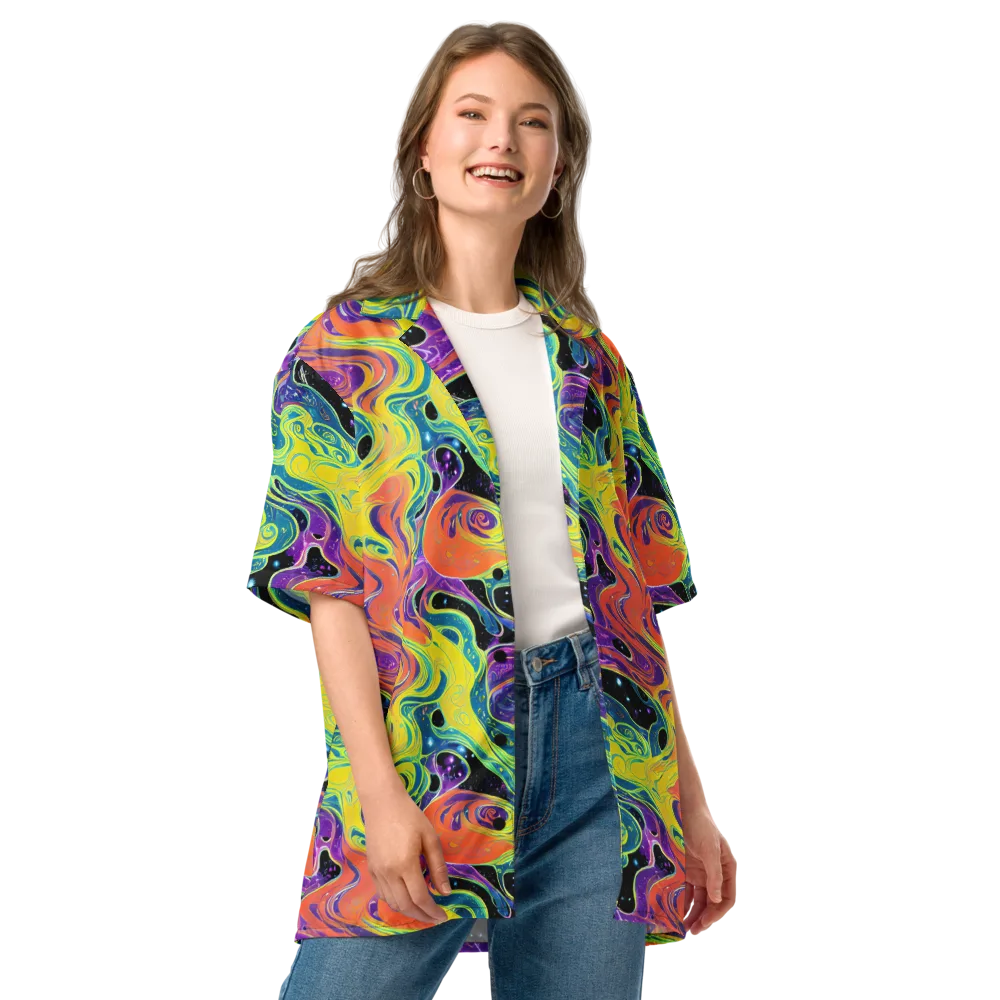 Nebula Nectar on Button Shirt — Front