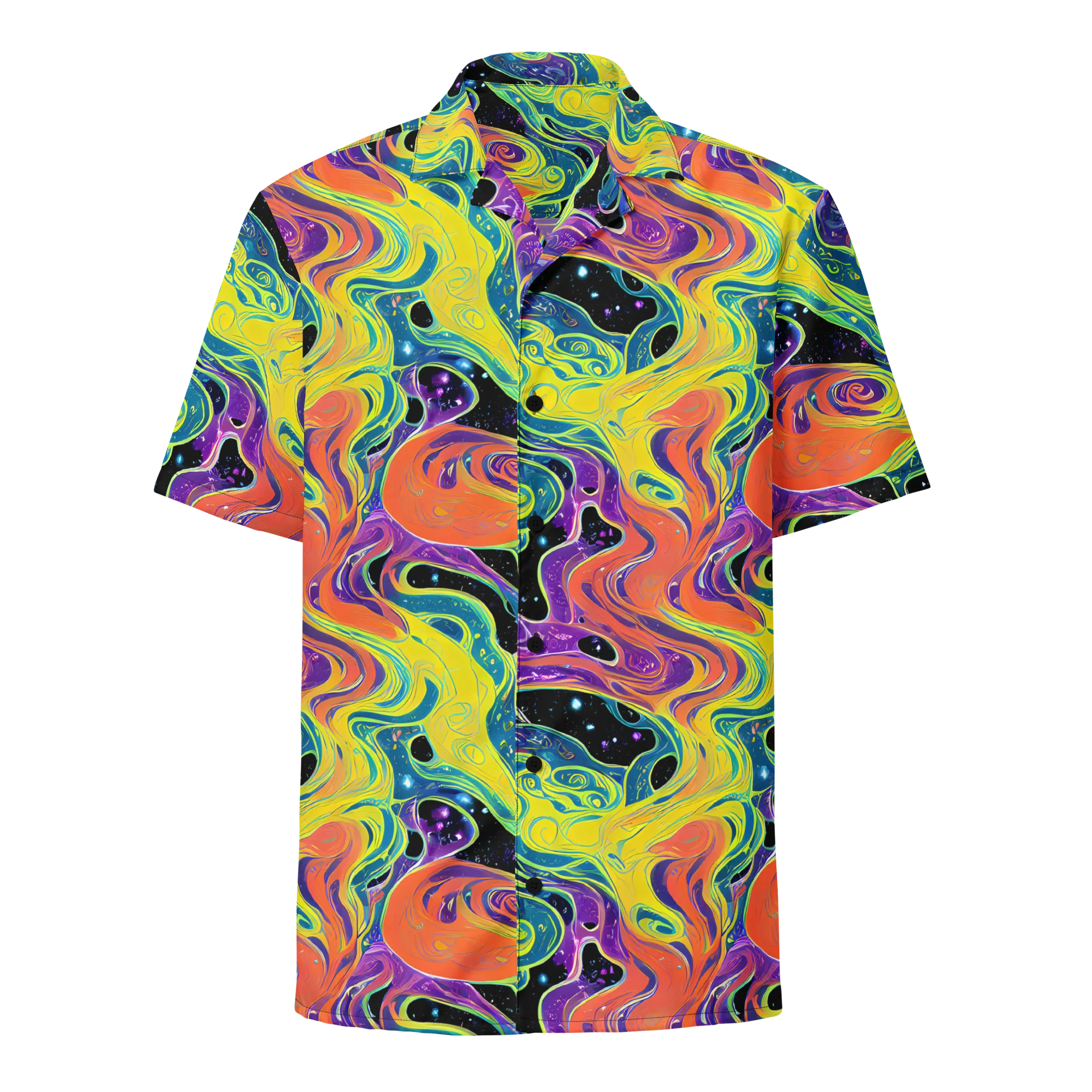 Nebula Nectar on Button Shirt — Front