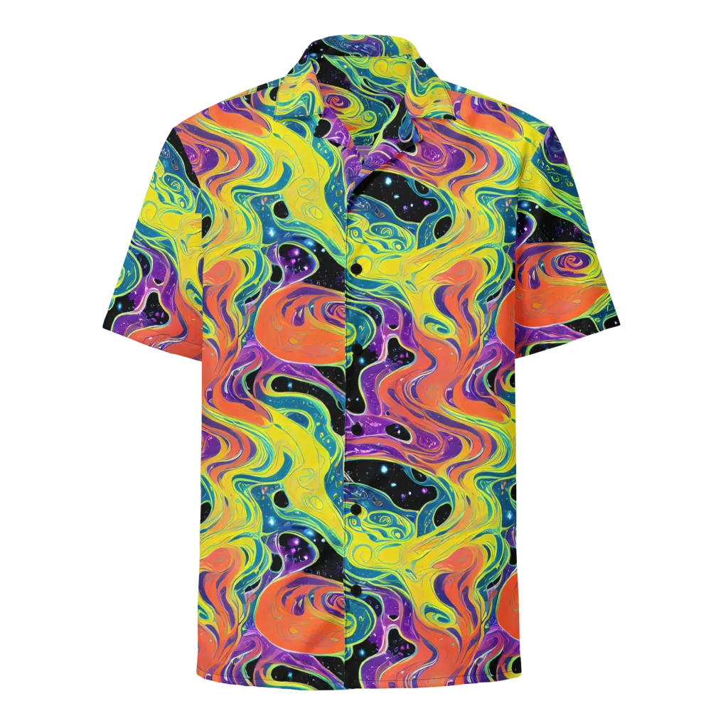Nebula Nectar on Button Shirt — Front