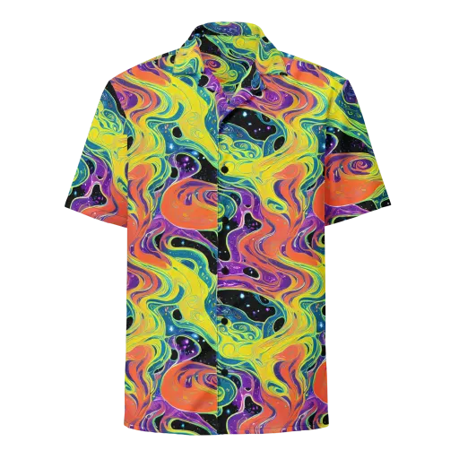 Nebula Nectar on a Button Shirt