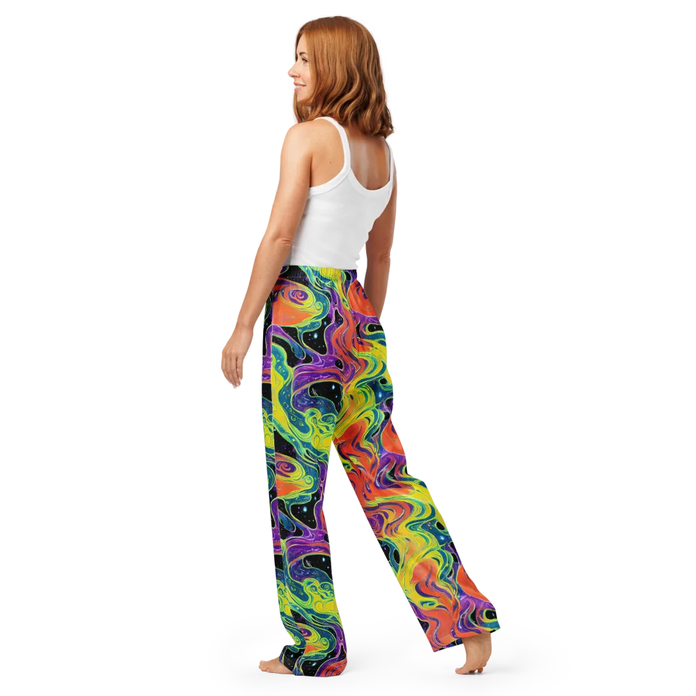 Nebula Nectar on Women's Pajama Pants — Back